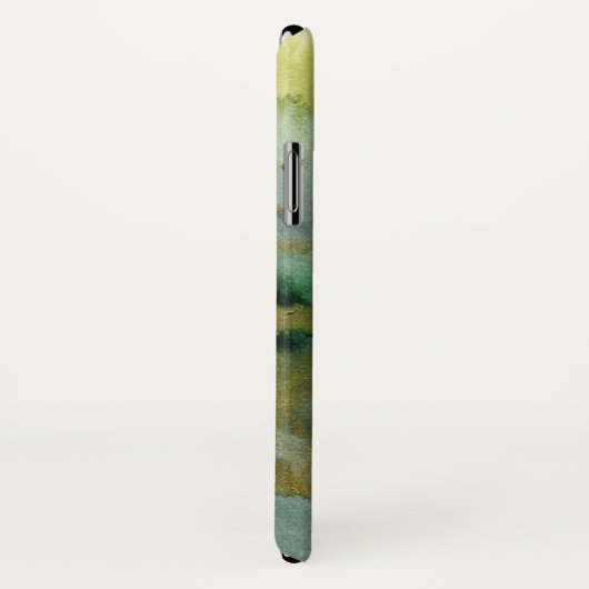 Abstracte Waterverf Ontwerp iPhone / iPad case (Achterkant / rechts)