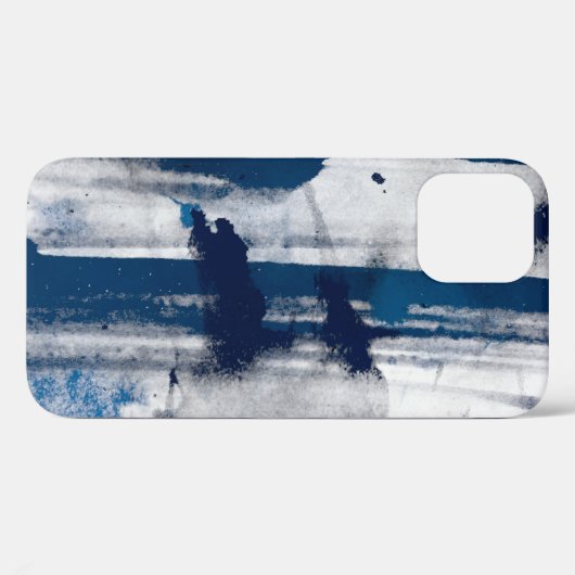 Abstracte waterverf op papier. Kleurrijke kunsttex Case-Mate iPhone Case (Achterkant (horizontaal))