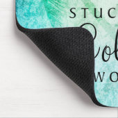 Abstracte Waterverf palmboom Muismat (Hoek)