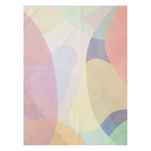 Abstracte Waterverf — pastwerk | Tablecloth Tafelkleed (Voorkant)