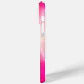 Abstracte Waterverf Roze Koraal Sinaasappel Kleurr Case-Mate iPhone Case (Achterkant / Links)