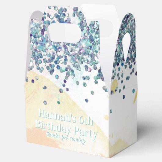 Abstracte Waterverf Schilderij Partij Bedankdoosjes (Geopend)