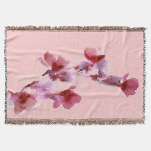 Abstracte waterverf schilderijen 3 deken (Voorkant)