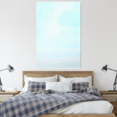 abstracte waterverf schilderkunst canvas afdruk (Insitu (Slaapkamer))