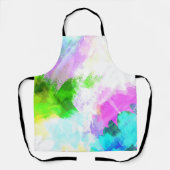 Abstracte waterverf schort (Voorkant)