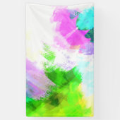 Abstracte waterverf spandoek (Verticaal)