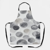 Abstracte waterverf spatten schort (Voorkant)