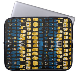 Abstracte Waterverf Spots: Creatief Naadloos Laptop Sleeve
