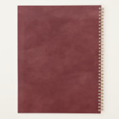 Abstracte Waterverf Terra Rosa huwelijksplannen Planner (Achterkant)