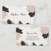 Abstracte Waterverf Uniek Eenvoudig Visitekaartje (Voorkant / Achterkant)