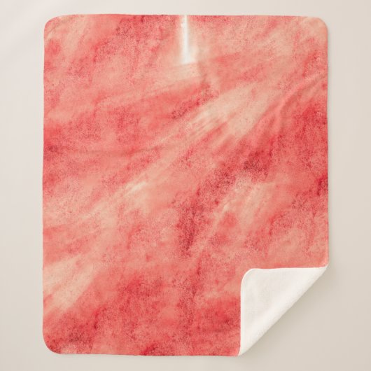 abstracte waterverf van de kunstspatachtergrond sherpa deken (Voorkant)