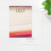 Abstracte Waterverf Verdien DisplayCard Visitekaartje (Bureau)