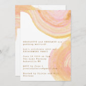 Abstracte Waterverf Verfdrager Kaart (Voorkant / Achterkant)