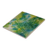 Abstracte Waterverf vlinder schilderen Tegeltje (Zijkant)