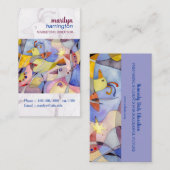 Abstracte Waterverf vogels Visitekaartje (Voorkant / Achterkant)