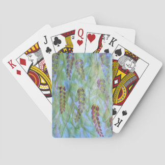 Abstracte waterverf wisteria pokerkaarten