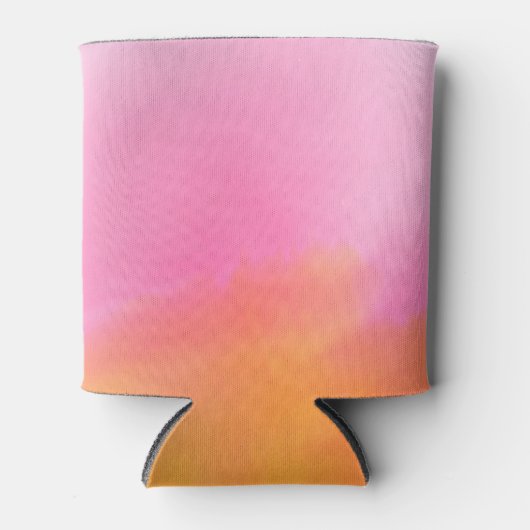 Abstracte Waterverf Zachte achtergrond Blikjeskoeler (Voorkant)