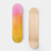 Abstracte Waterverf Zachte achtergrond Skateboard (Voorkant)