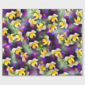 Abstracte Waterverven Cadeaupapier (Vlak)