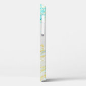 Abstracte WaVe Turquoise Persoonlijke Kunst IPhone Case-Mate iPhone Case (Achterkant / Links)