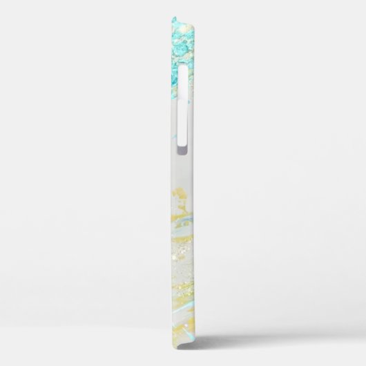 Abstracte WaVe Turquoise Persoonlijke Kunst IPhone Case-Mate iPhone Case (Achterkant / Links)