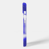 ABSTRACTE WAVEN, BLAUWE STAR EN SAPPHIRE GEMSTONE Case-Mate iPhone CASE (Achterkant / Links)
