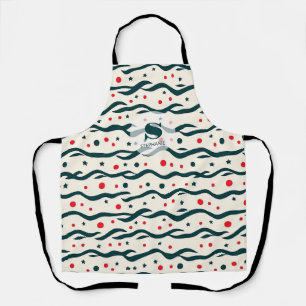 Abstracte Wavy lijnen en geometrische vormen Patro Schort