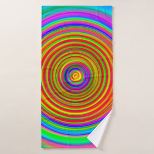 abstracte wazige achtergrond, geometrische tex badhanddoek