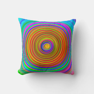 abstracte wazige achtergrond, geometrische tex kussen