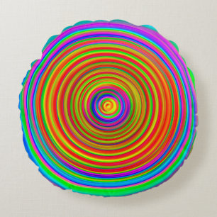 abstracte wazige achtergrond, geometrische tex rond kussen