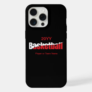 Abstracte wens van Basketball Player - Word Art iPhone 15 Pro Max Hoesje