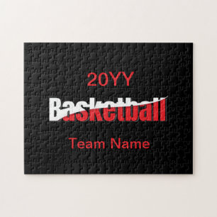 Abstracte wens van Basketball Player - Word Art Legpuzzel