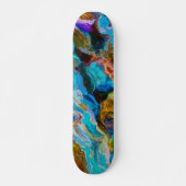Abstracte wereld skateboard (Voorkant)