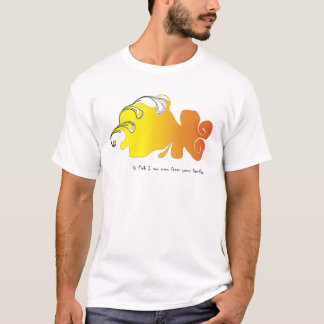 Abstracte Wervelende Vis – Kleurrijk Nieuwe Famili T-shirt
