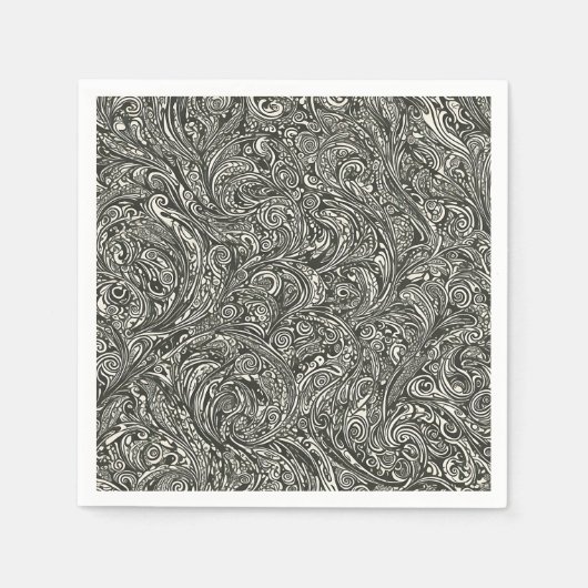  Abstracte werveling Servet (Voorkant)