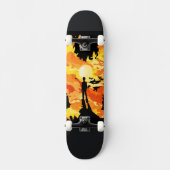 Abstracte werveling skateboard (Voorkant)