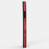 Abstracte wervelingen in rood Case-Mate iPhone case (Achterkant/rechts)