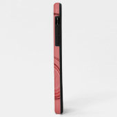 Abstracte wervelingen in rood Case-Mate iPhone case (Achterkant/links)