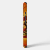 Abstracte wervelingen met Teardrop Center Art Prin Case-Mate iPhone Case (Achterkant / Links)