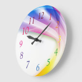 Abstracte wervelkolom 1 grote klok (Hoek)