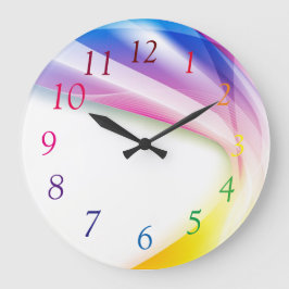 Abstracte wervelkolom 1 grote klok