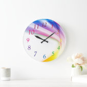 Abstracte wervelkolom 1 grote klok (Huis)