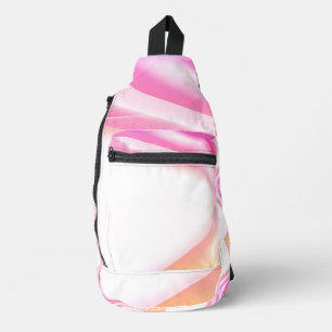 Abstracte wervelkolom 3 sling bag