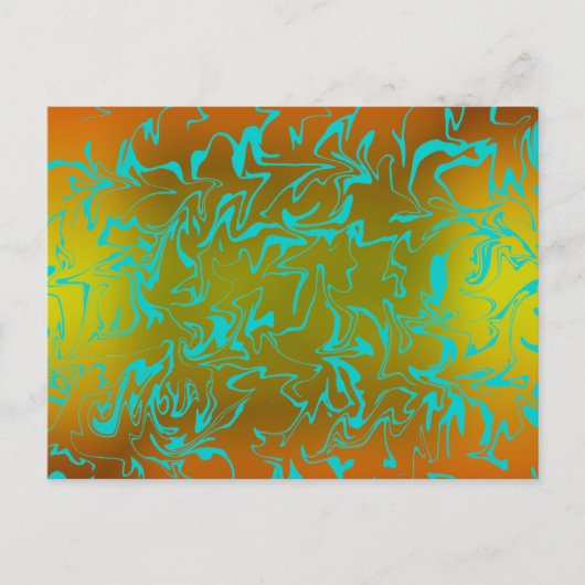Abstracte wervelkolom briefkaart (Voorkant)