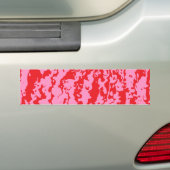 Abstracte wervelkolom bumpersticker (Op auto)