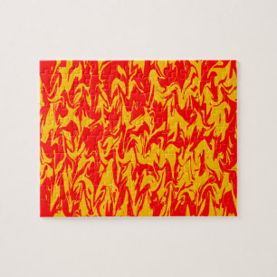 Abstracte wervelkolom legpuzzel