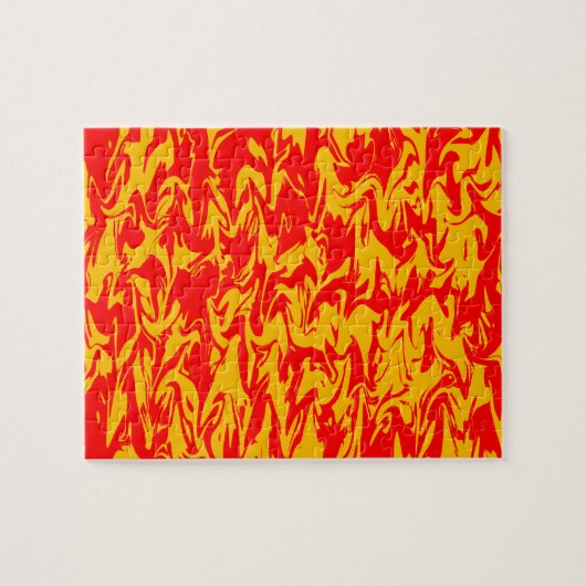 Abstracte wervelkolom legpuzzel (Horizontaal)