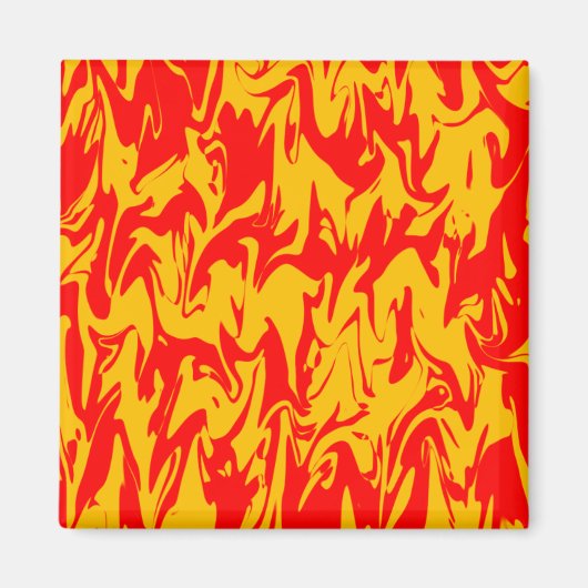 Abstracte wervelkolom magneet (Voorkant)