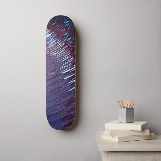 Abstracte wervelkolom skateboard (Muurkunst)