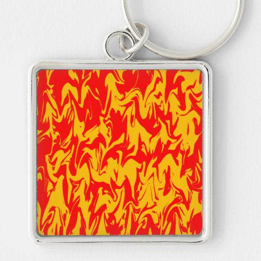 Abstracte wervelkolom sleutelhanger (Voorkant)